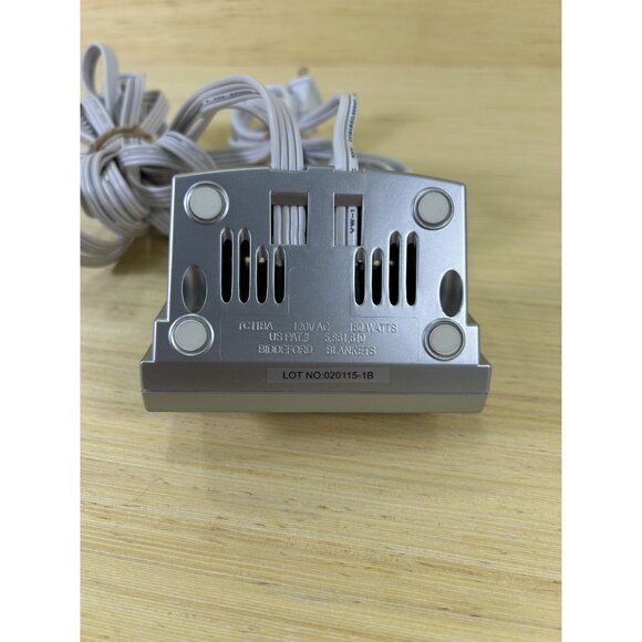 Biddeford Electric Blanket Controller Cord Silver Model TC11BA - Picture 3 of 3